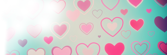 Transparent Floating Hearts Art Background with Gradient Colors - Download Free Stock Videos Pikwizard.com