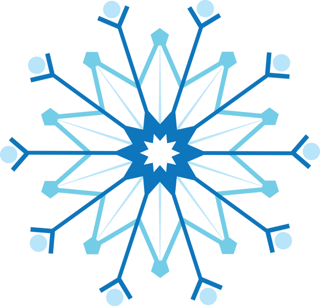 Blue Snowflake Digital Illustration on Transparent Background - Download Free Stock Videos Pikwizard.com