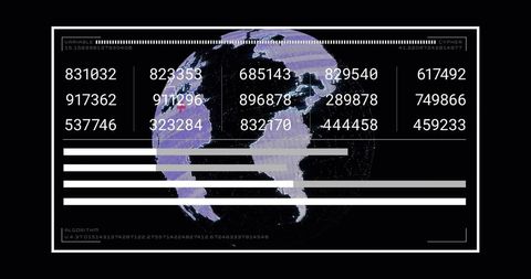 Global Tech Visualization with Geographical Data Overlay - Download Free Stock Images Pikwizard.com