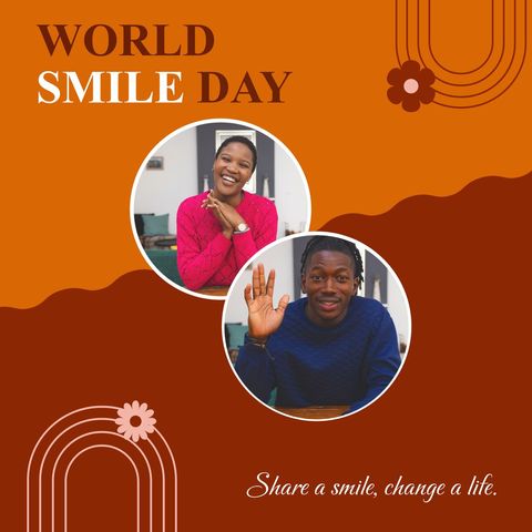 world smile day celebration asian-american smiles - Download Free Stock Templates Pikwizard.com