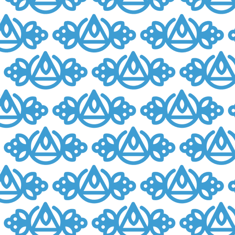 Blue Decorative Shapes Pattern on Transparent Background Vector - Download Free Stock Videos Pikwizard.com