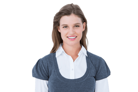 confident young woman smiling transparent background - Download Free Stock Videos Pikwizard.com