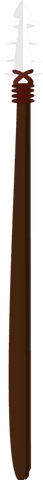 ancient primitive spear with serrated tip on transparent background - Download Free Stock Videos Pikwizard.com