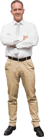 Transparent Professional Male in Business Attire Smiling - Download Free Stock Videos Pikwizard.com
