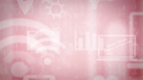 Abstract Technology and Data Background Animation