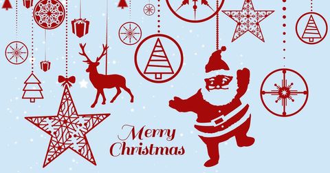 Festive Christmas Ornament Design with Joyful Santa - Download Free Stock Templates Pikwizard.com