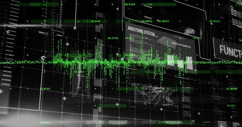 Digital data interface with global connections