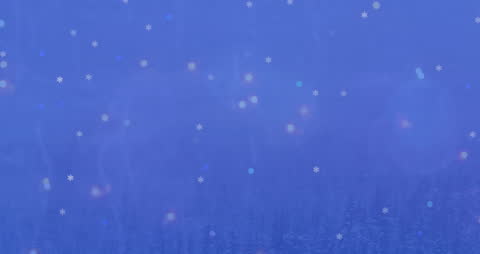 Festive Snowflake Animation with Glowing Particles