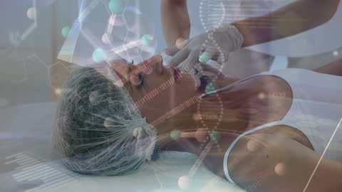 Digital Data Interface Overlaying Professional Procedures