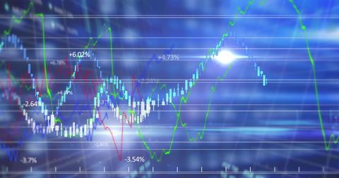financial data analysis with dynamic charts and graphs - Download Free Stock Images Pikwizard.com