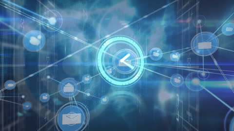 Digital Clock Interface with Network Connections