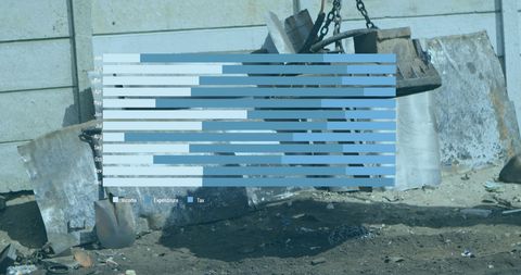 Industrial Data Analytics Concept in Scrap Metal Yard