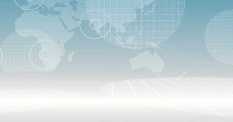 Abstract Global Map with Digital Grid Interface - Download Free Stock Images Pikwizard.com