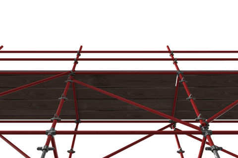 transparent construction scaffold with wooden plank illustration - Download Free Stock Videos Pikwizard.com