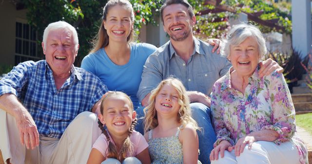 Happy Multigenerational Family Enjoying Outdoor Time Together - Download Free Stock Images Pikwizard.com