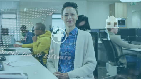 Diverse Business Team in Digital Financial Analysis