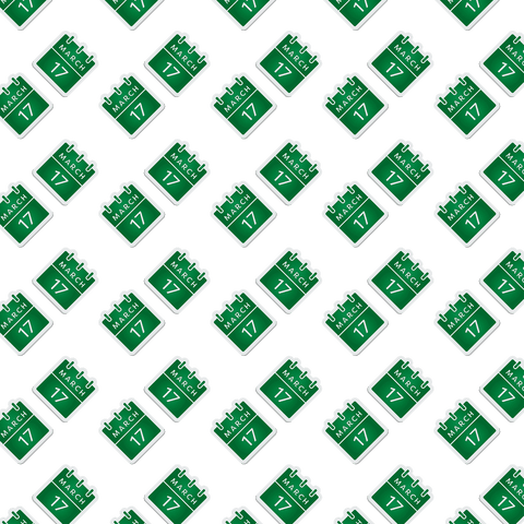 seamless transparent background with green march calendars - Download Free Stock Videos Pikwizard.com