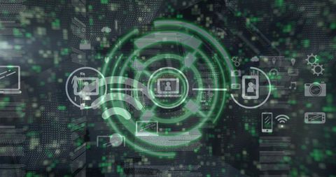 Cybersecurity and Digital Network Connections Background - Download Free Stock Images Pikwizard.com