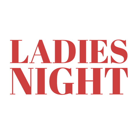 ladies night red text on transparent background - Download Free Stock Videos Pikwizard.com