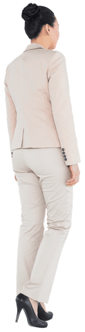transparent rear view asian businesswoman in professional suit - Download Free Stock Videos Pikwizard.com