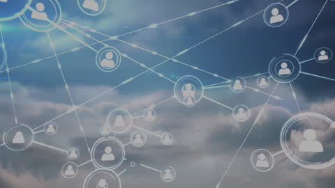 Digital Connections Visualized with Cloud Network Overlay