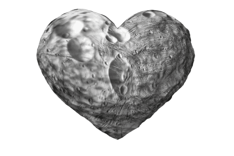 illustration of moon textured heart on transparent background - Download Free Stock Videos Pikwizard.com
