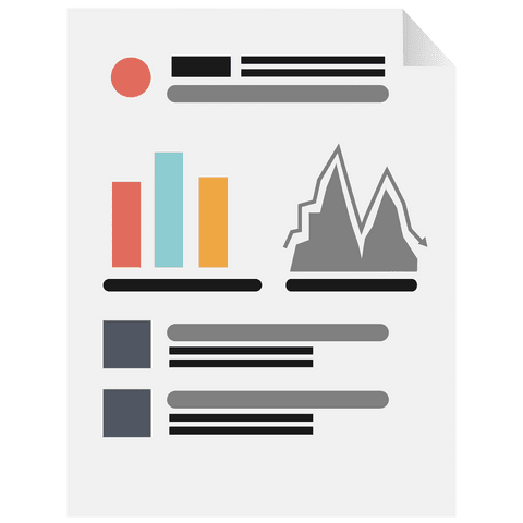 Document with Colorful Charts on Transparent Background for Business Use - Download Free Stock Videos Pikwizard.com