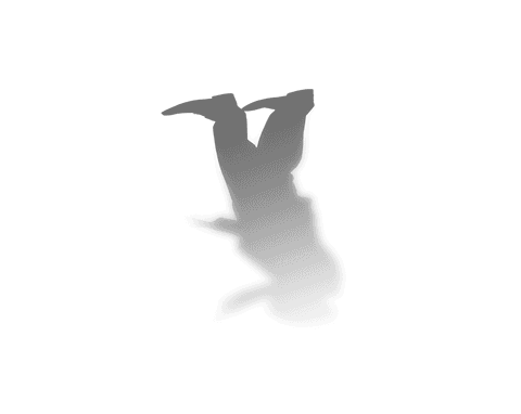 silhouette of upside down businessperson on transparent background - Download Free Stock Videos Pikwizard.com
