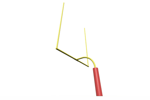 transparent american football goal post icon for sports graphics - Download Free Stock Videos Pikwizard.com