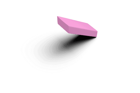 transparent 3d pink eraser isolated on white - Download Free Stock Videos Pikwizard.com