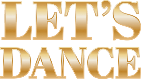 golden let's dance text on transparent background - Download Free Stock Videos Pikwizard.com