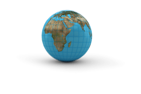 blue transparent 3d globe with african continent - Download Free Stock Videos Pikwizard.com