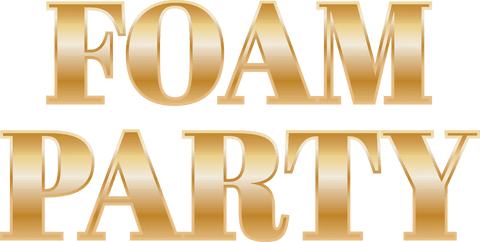 golden foam party text on transparent background - Download Free Stock Videos Pikwizard.com