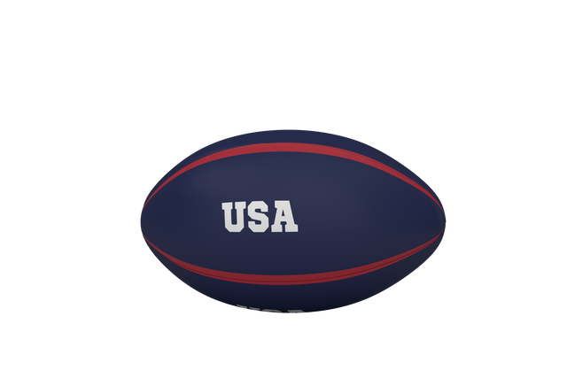 Navy Rugby Ball with USA Text on Transparent Background - Download Free Stock Videos Pikwizard.com