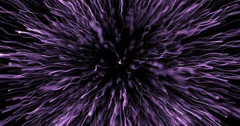 Purple Light Trails on Black Background Conceptualizing Technology - Download Free Stock Images Pikwizard.com
