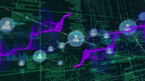 Abstract Data Networks with Dynamic Molecule Interaction