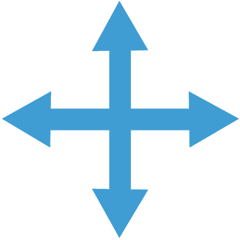 blue directional arrows on transparent background depicting choices - Download Free Stock Videos Pikwizard.com