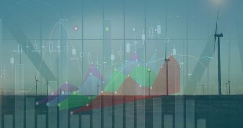 Renewable energy wind turbines with digital data interface