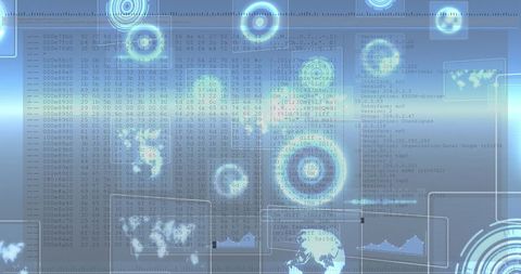 Futuristic Digital Interface with Global Insights and Technological Networks - Download Free Stock Images Pikwizard.com