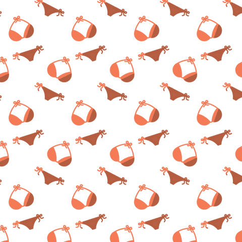 seamless orange bikinis pattern on transparent background - Download Free Stock Videos Pikwizard.com