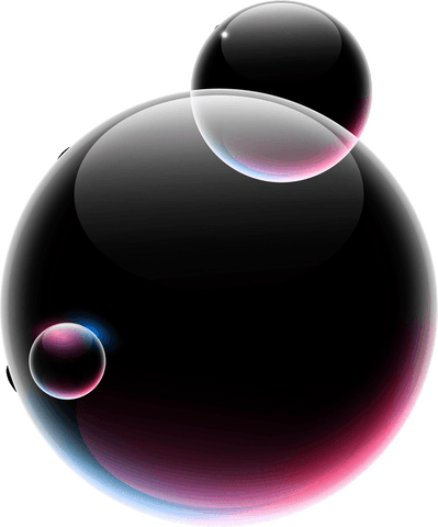 transparent bubbles with reflective pink and blue hues in abstract 3d render - Download Free Stock Videos Pikwizard.com