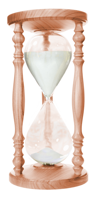 Transparent Digital Hourglass Illustration with Wooden Frame - Download Free Stock Videos Pikwizard.com