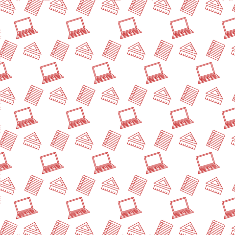 Seamless Laptop and Stationery Pattern on Transparent Background - Download Free Stock Videos Pikwizard.com