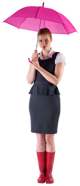 Transparent Businesswoman Holding Pink Umbrella - Download Free Stock Videos Pikwizard.com