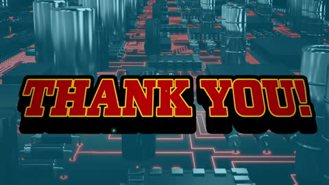 Bold High Score Text with Tech Cityscape Background