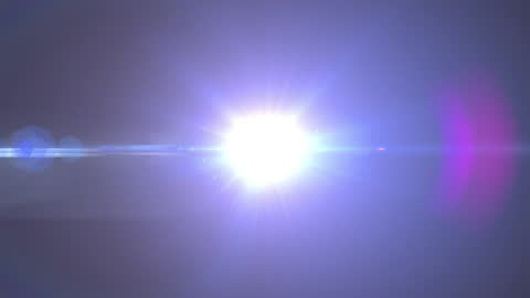 Glowing Light with Dynamic Flare Beams