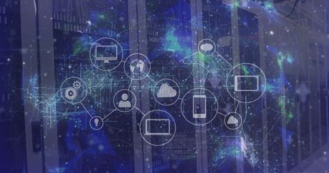 Digital network interface design over server room