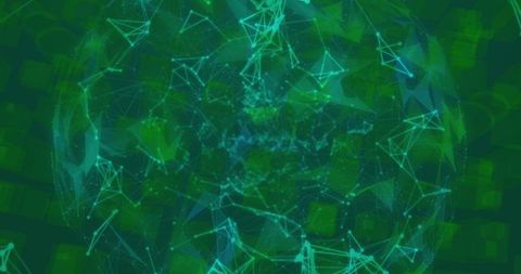 Digital Networks Overlaid on Glowing Globe with Green Background - Download Free Stock Images Pikwizard.com