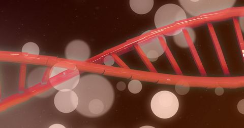 Abstract Digital Art of DNA Helix with Bokeh Effect - Download Free Stock Images Pikwizard.com