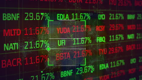 Digital Data Visualization with Dynamic Text Display